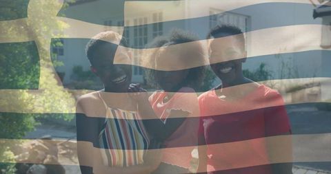 Family Bonding in Idyllic Outdoor Setting