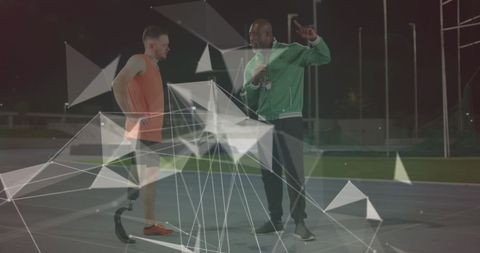 Inclusive Athletics Training with Innovative Overlay Art