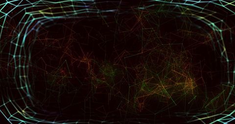 Digital Network with Interconnecting Lines and Nodes - Download Free Stock Images Pikwizard.com