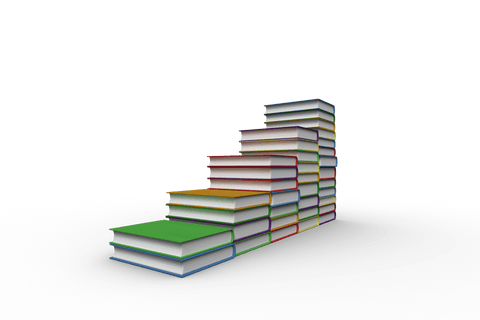 Colorful Books Stack on Transparent Background - Download Free Stock Videos Pikwizard.com