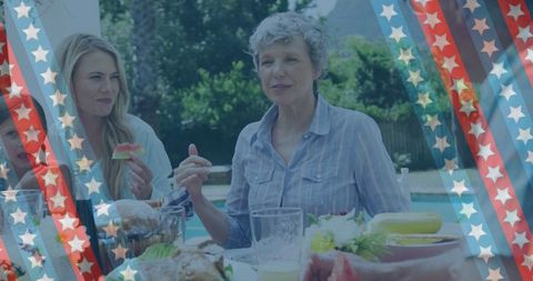 Generational Celebration of American Heritage in a Garden Setting