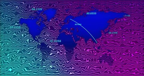 Glowing World Map with Data Points Illustrating Technology Concept - Download Free Stock Images Pikwizard.com