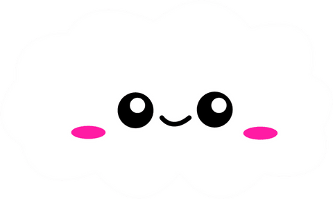 Cute Kawaii Cloud Illustration with Transparent Background - Download Free Stock Videos Pikwizard.com
