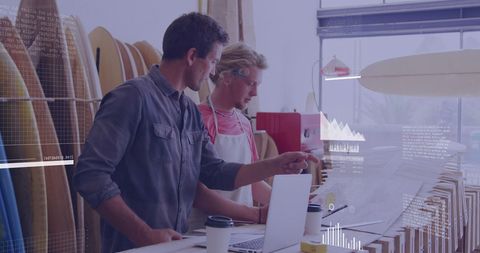 Analyzing Surfboards with Data at Busy Retail Workshop