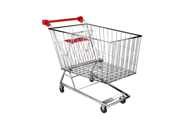 Empty Shopping Cart on Transparent Background for Retail and E-commerce - Download Free Stock Videos Pikwizard.com