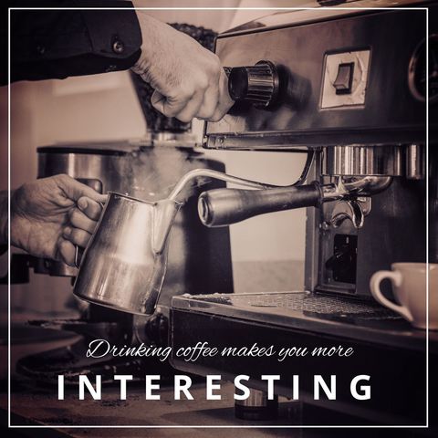 barista crafting espresso beverage with espresso machine - Download Free Stock Templates Pikwizard.com