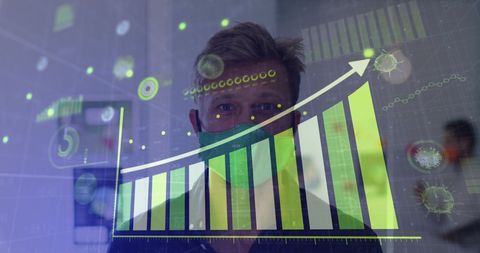 Digital Data Visualization with Masked Professional