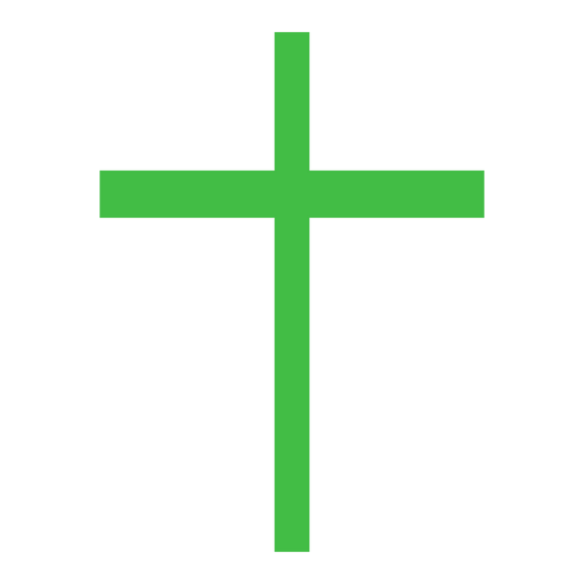 Green Cross Symbol on Transparent Background for Spirituality and Faith Designs - Download Free Stock Videos Pikwizard.com