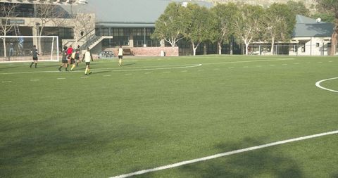 Youth Soccer Players Practice on Sunny Field Preparing for Game Day - Download Free Stock Images Pikwizard.com