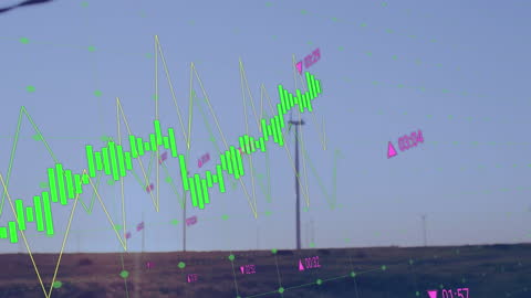 Energy Data Visualization with Wind Turbine Landscape