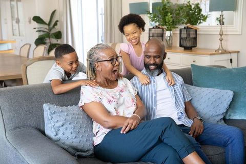 Loving Family Enjoying Quality Time Together at Home