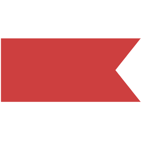 red flag shape on transparent background for graphic design - Download Free Stock Videos Pikwizard.com