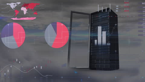 Digital Data Analytics on Server in Global Cyber Space