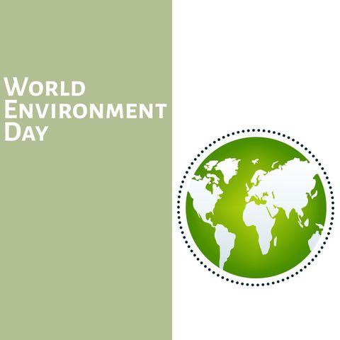World Environment Day Celebration Background with Earth - Download Free Stock Templates Pikwizard.com