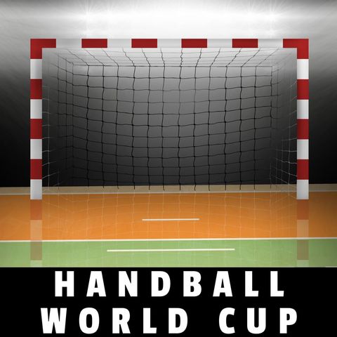 empty handball goal with handball world cup text - Download Free Stock Templates Pikwizard.com