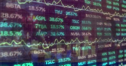 financial data processing with stock market indexes and charts - Download Free Stock Images Pikwizard.com