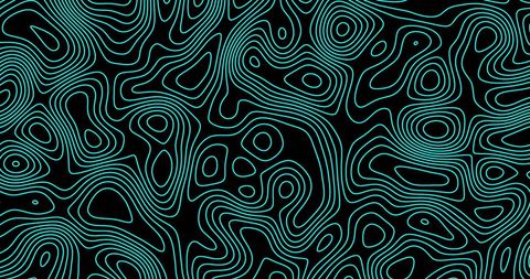 Virtual reality contour lines overlay illustrating innovation