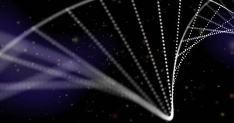 abstract spinning dna strand against digital background - Download Free Stock Images Pikwizard.com