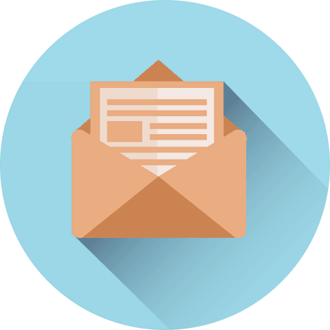 envelope with letter on blue transparent background vector art - Download Free Stock Videos Pikwizard.com