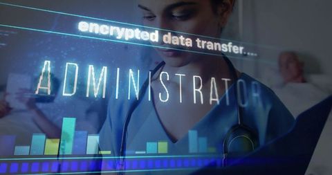 Healthcare Professional Analyzing Digital Data Solutions