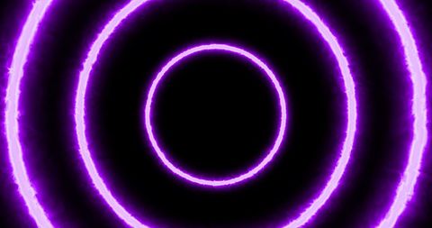 Colorful Neon Circles on Dark Background - Download Free Stock Images Pikwizard.com