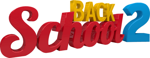 Vibrant Transparent Back to School 2 Text with Multicolor Typography - Download Free Stock Videos Pikwizard.com