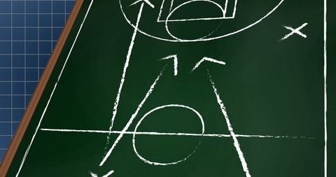 Digital Game Plan Blueprint with Strategy Illustration