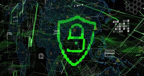 Digital Security Concept with Futuristic Interface - Download Free Stock Images Pikwizard.com