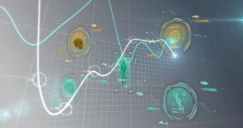 Futuristic Data Interfaces in Science and Technology - Download Free Stock Images Pikwizard.com