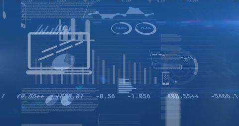 Abstract Digital Finance Background with Infographics - Download Free Stock Images Pikwizard.com
