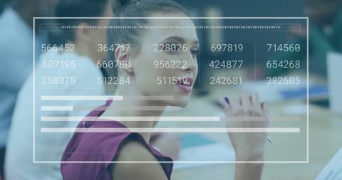 Diverse Office Team Analyzing Financial Data