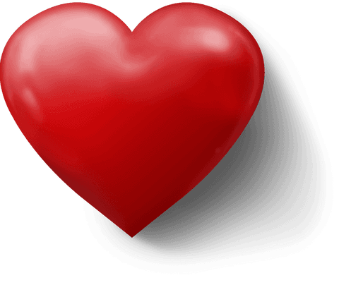 Shiny Red Heart with Transparent Background Illustration - Download Free Stock Videos Pikwizard.com