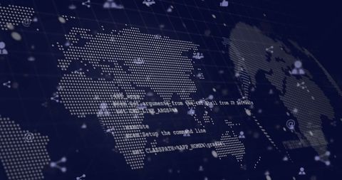 Global Digital Communication Network Visualization - Download Free Stock Images Pikwizard.com