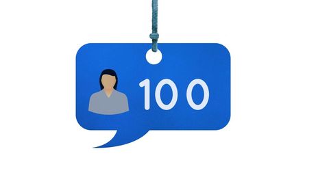 Social Media Success with 100 Profile Interactions - Download Free Stock Images Pikwizard.com