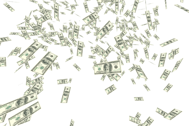 Falling Banknotes on Transparent Background Illustrating Wealth - Download Free Stock Videos Pikwizard.com