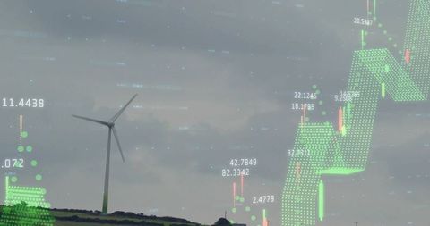 Renewable Energy and Financial Technology Integration Concept