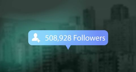 Social Media Follower Count Reaching 500,000 Mark - Download Free Stock Images Pikwizard.com