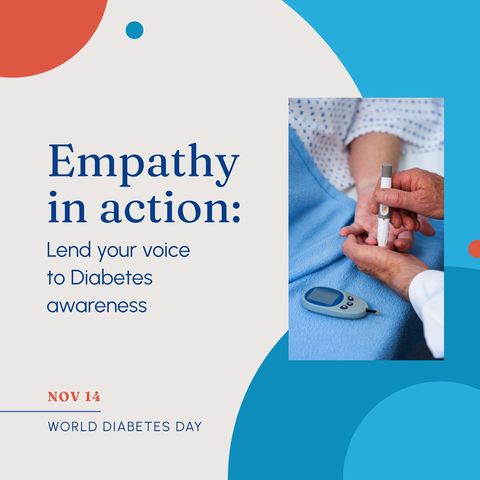 World Diabetes Day: Empathy and Awareness in Healthcare - Download Free Stock Templates Pikwizard.com