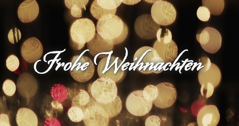 Festive Christmas Greeting with Soft Lights Background - Download Free Stock Images Pikwizard.com