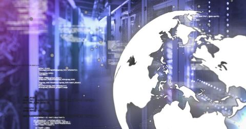 global networking in modern data center - Download Free Stock Images Pikwizard.com