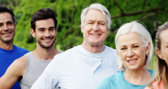 Multigenerational Family Smiling Outdoors in Park - Download Free Stock Images Pikwizard.com