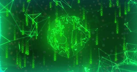 Global Technology Network with Data Connections - Download Free Stock Images Pikwizard.com
