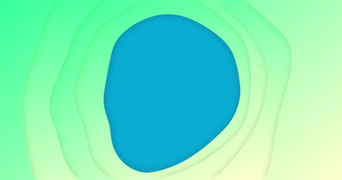 Abstract Layers in Color Blend Creating Depth