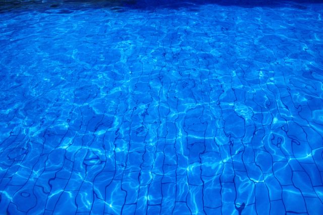 Close-up of Rippling Blue Water in a Swimming Pool - Download Free Stock Photos Pikwizard.com