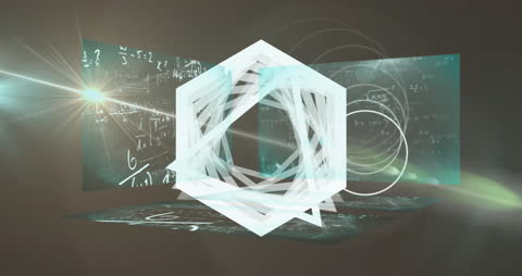 Digital Geometric Animation Over Mathematical Equations