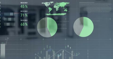 Digital Financial Data Analytics with Global Insights - Download Free Stock Images Pikwizard.com