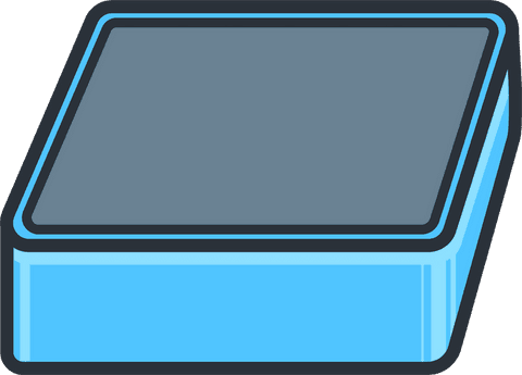 3d blue box with gray top on transparent background - Download Free Stock Videos Pikwizard.com