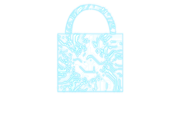 Digital Circuit Padlock Symbol on Transparent Background for Security Illustrations - Download Free Stock Videos Pikwizard.com