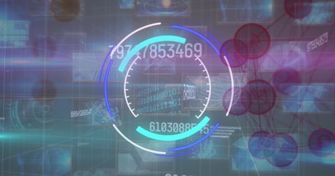 Futuristic Digital Interface with Financial Data Visualization - Download Free Stock Images Pikwizard.com