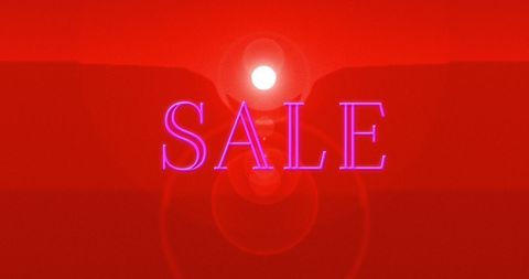 neon sale sign with red highlights - Download Free Stock Images Pikwizard.com